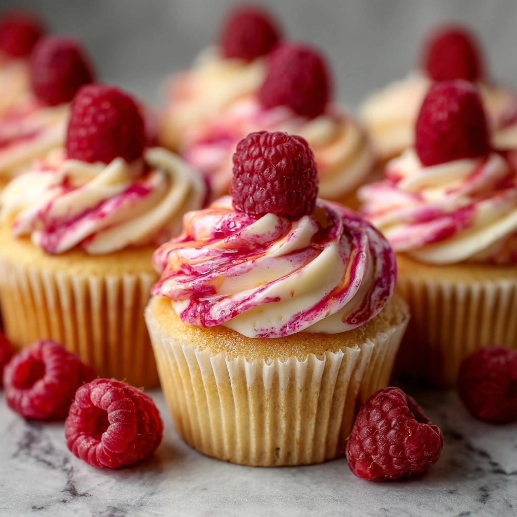 Raspberry Cheesecake Cupcakes Recipe - Recipe Image