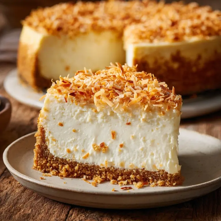 Ultimate Coconut Cheesecake Recipe