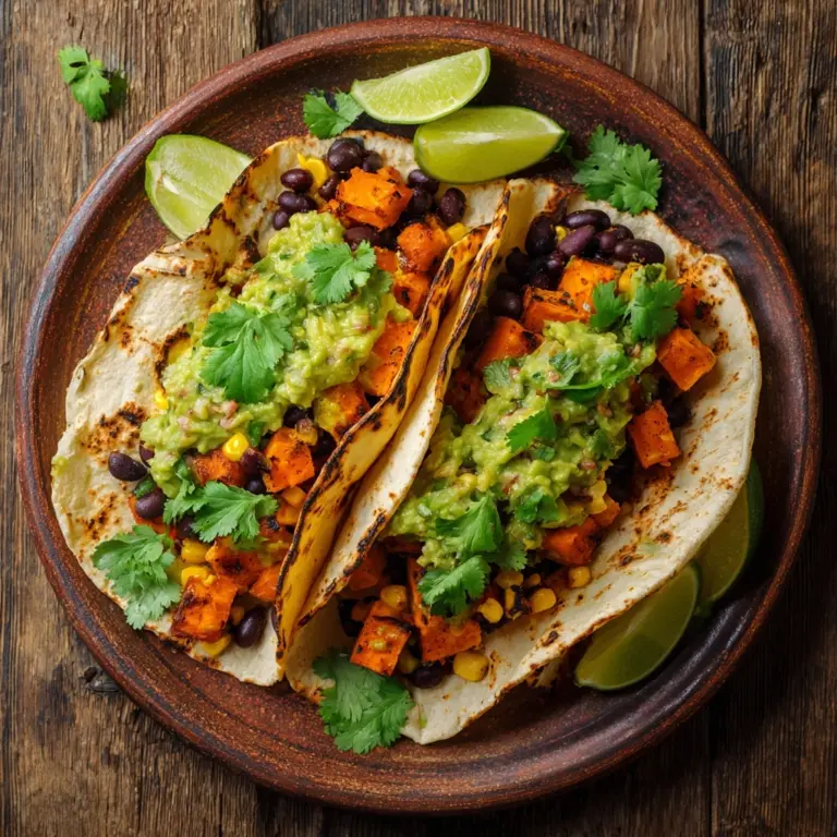 Black Bean Sweet Potato Tacos Recipe