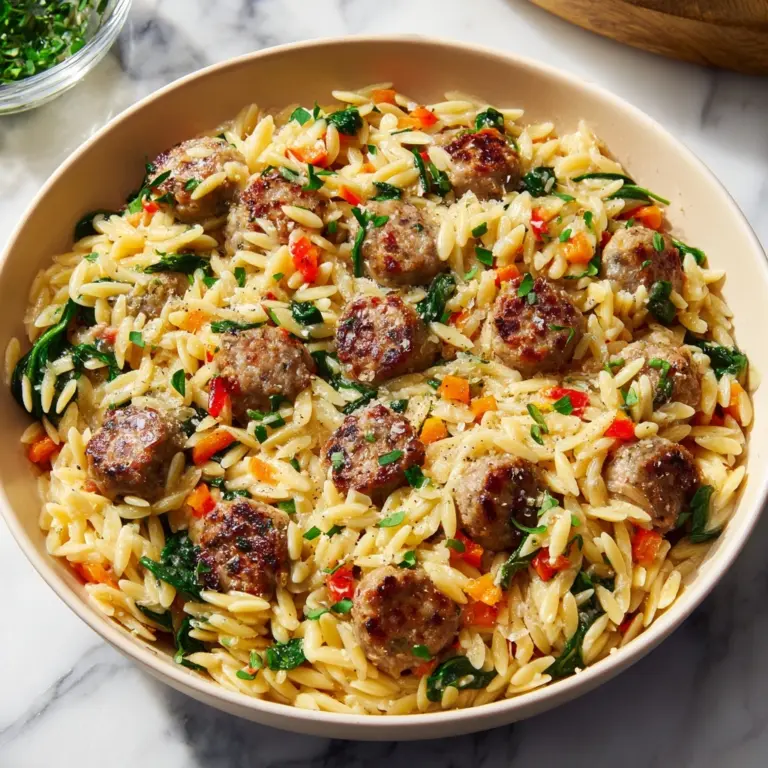 Italian Sausage Orzo Recipe