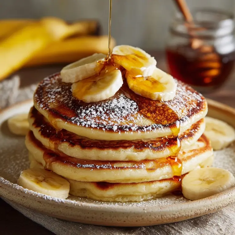 Brown Sugar Banana Pancakes Recipe