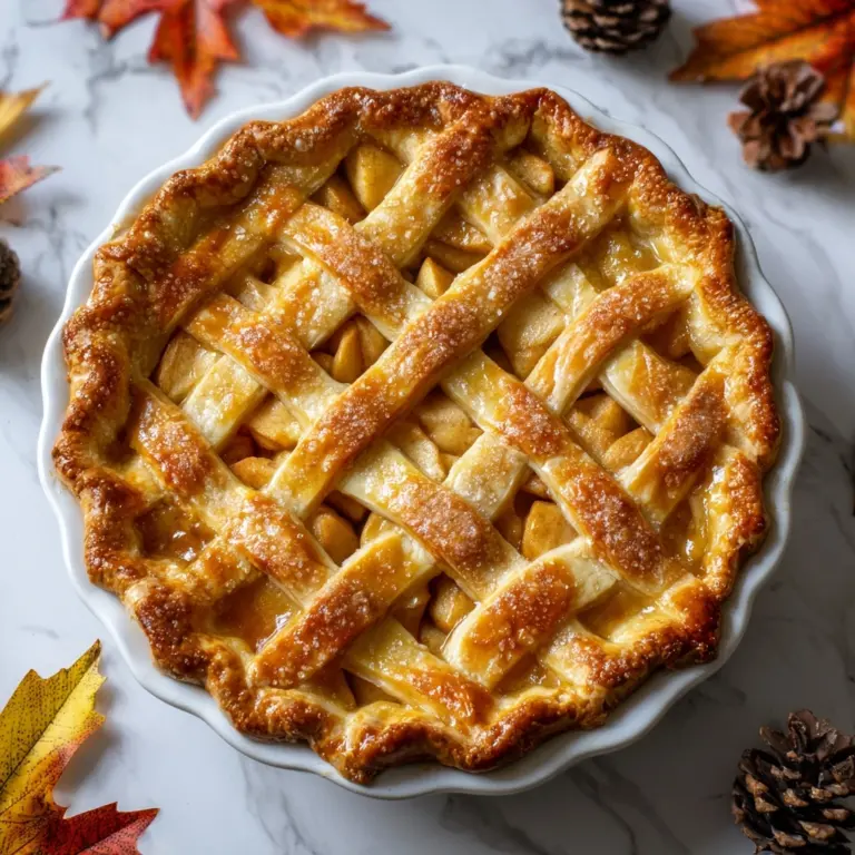 Toffee Apple Pie Recipe