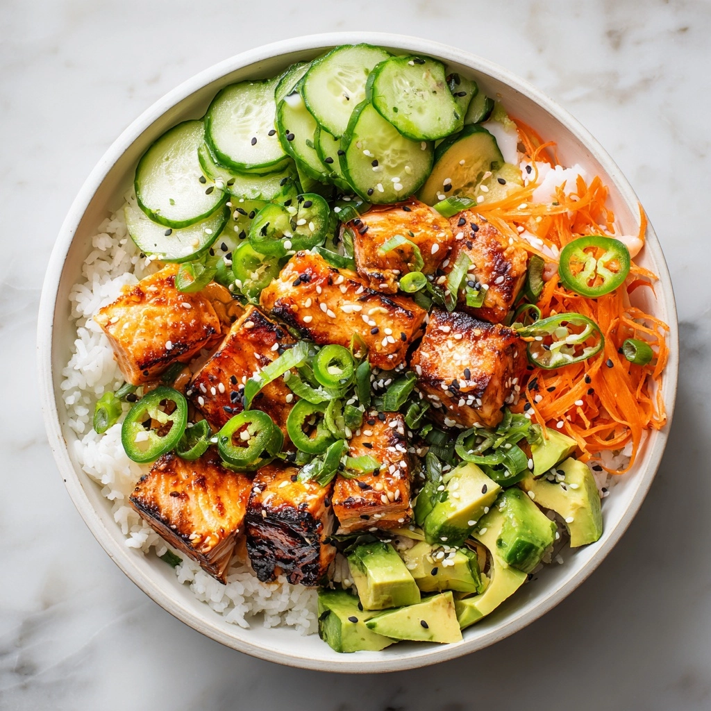 Crispy Spicy Salmon Bowls Recipe