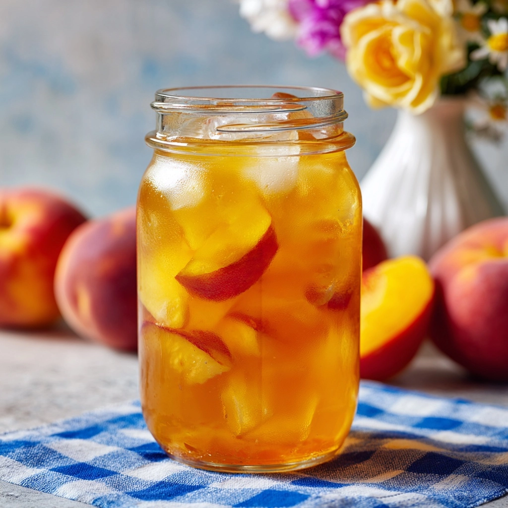 Homemade Peach Lemonade Recipe
