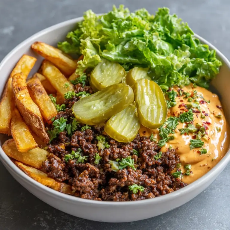 Burger Bowls Recipe