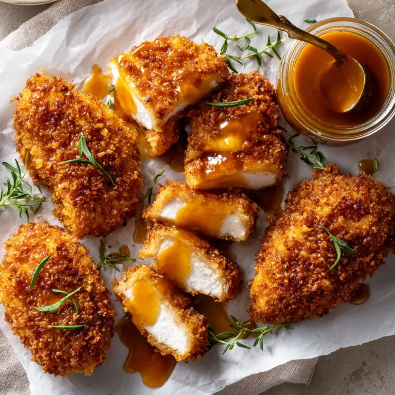 Baked Crunchy Hot Honey Chicken Recipe
