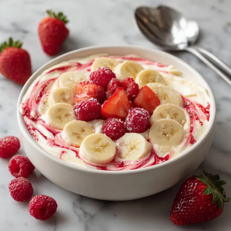 Fluffy Cheesecake Fruit Salad Recipe