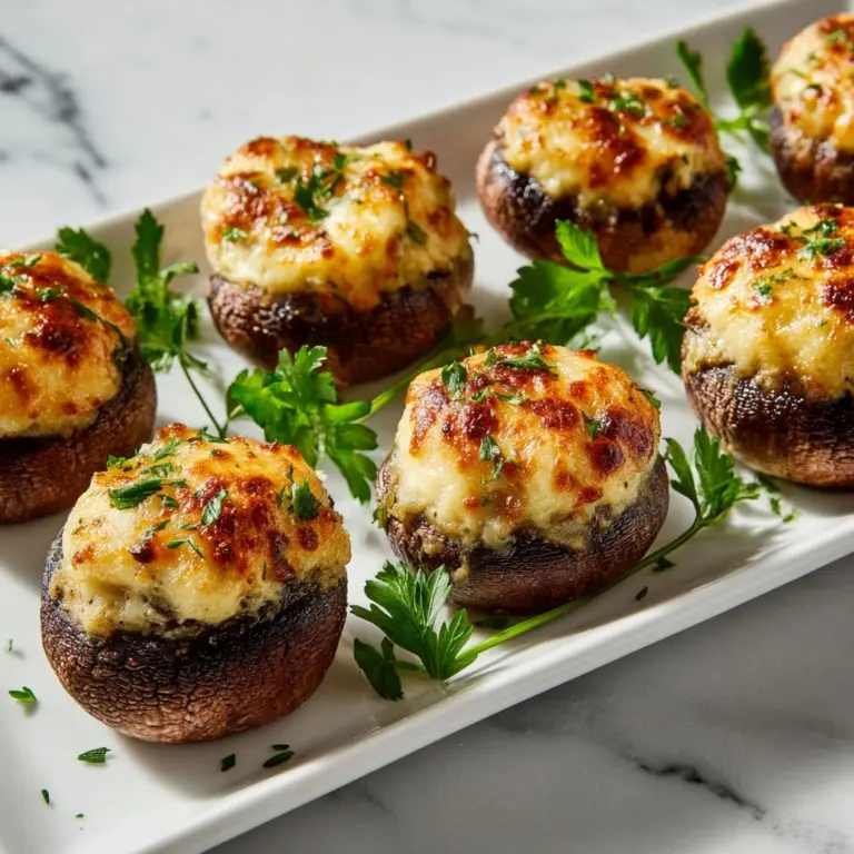 Chicken Stuffed Mushrooms Recipe