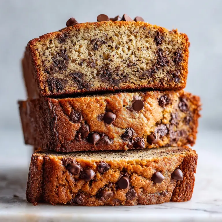 Chocolate Chip Banana Bread Recipe