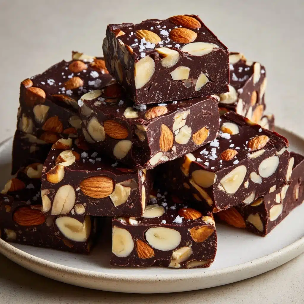 Dark Chocolate and Sea Salt Nut Bars Recipe - Recipe Image