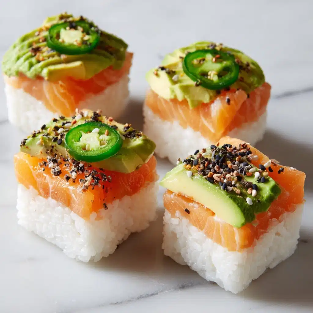 Crispy Rice Spicy Salmon Recipe - Recipe Image