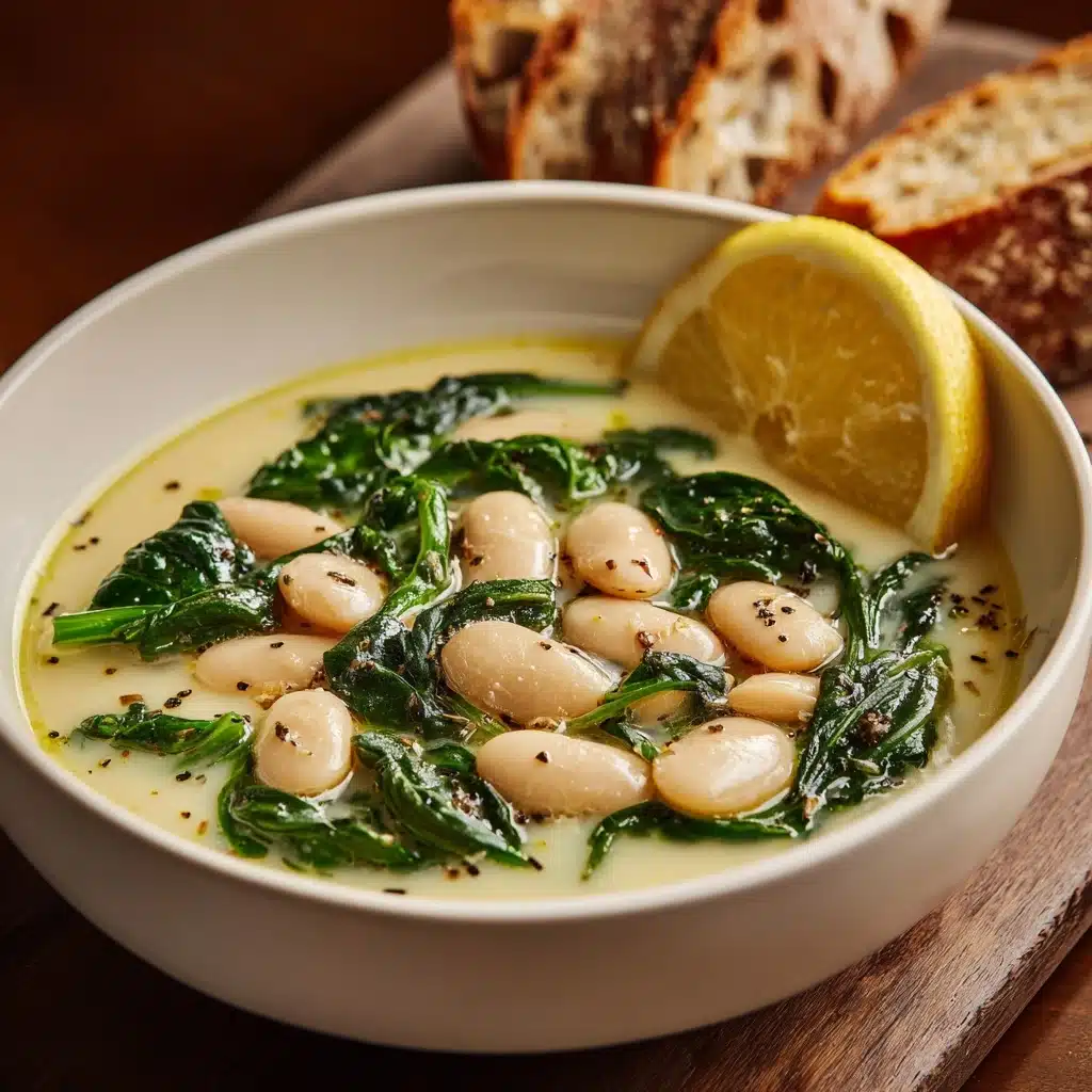 Creamy Lemon Garlic Butter Beans Recipe