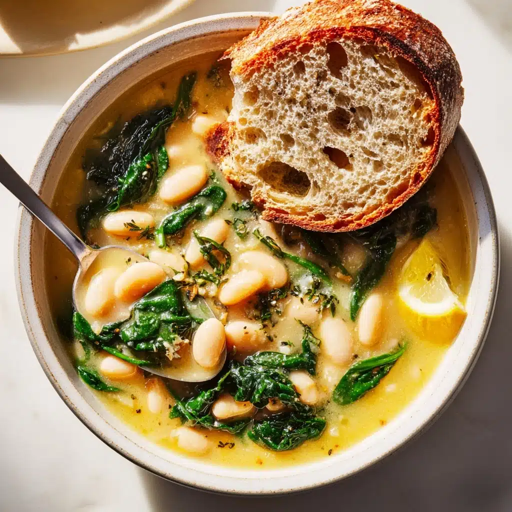 Creamy Lemon Garlic Butter Beans Recipe - Recipe Image