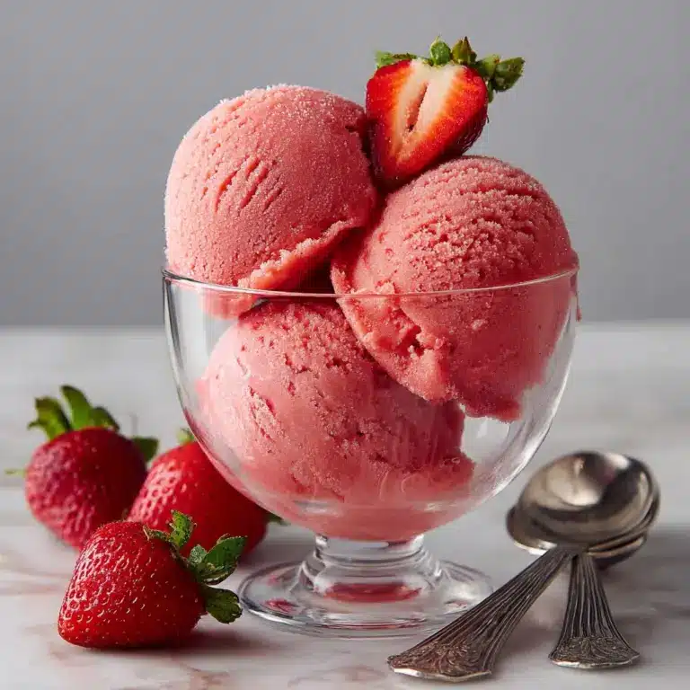 Strawberry Sorbet Recipe