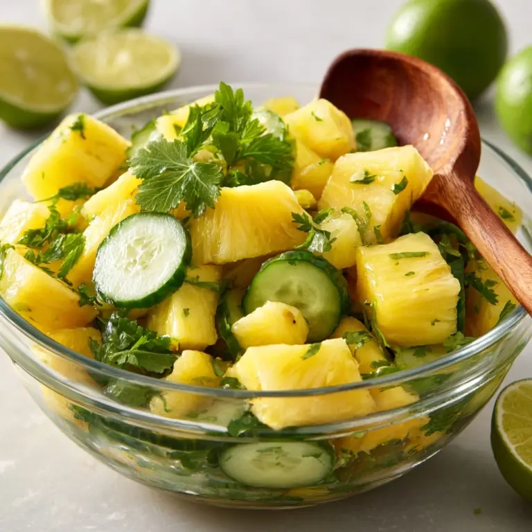 Pineapple Cucumber Salad Recipe