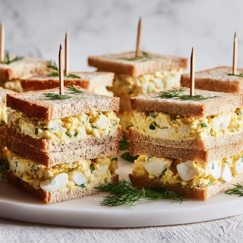 Mini Egg Salad Sandwiches Recipe