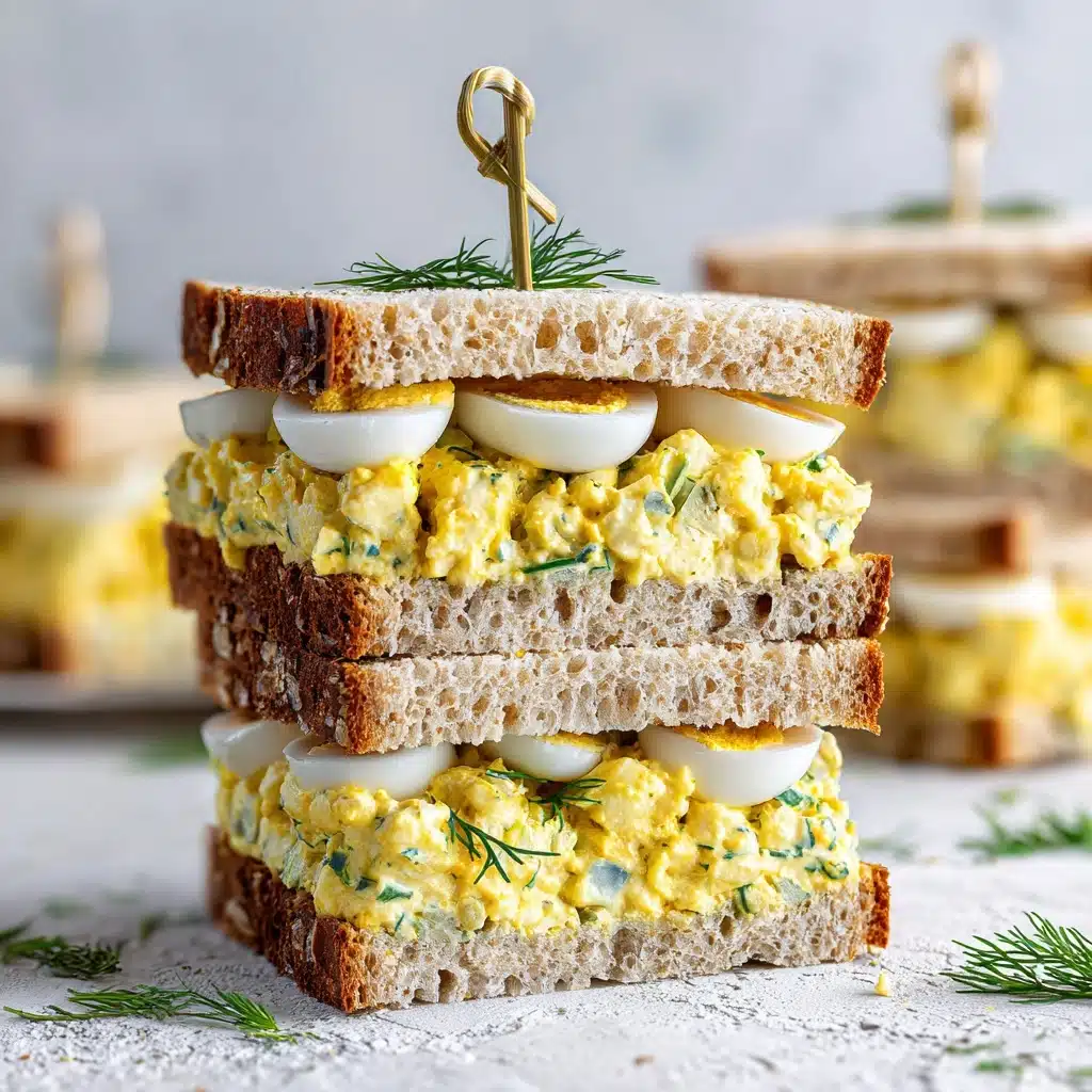Mini Egg Salad Sandwiches Recipe - Recipe Image
