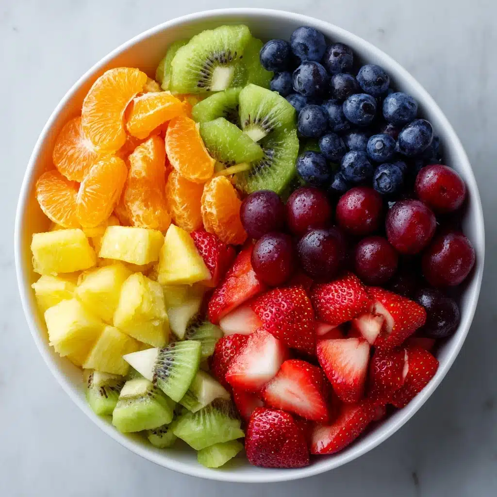 Honey Lime Rainbow Fruit Salad Recipe - Recipe Image