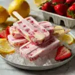 Strawberry Lemonade Popsicles Recipe