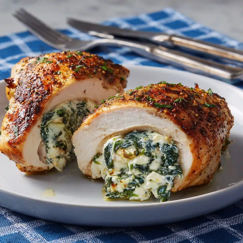 Spinach Stuffed Chicken Breasts Recipe - Recipe Image