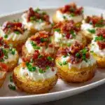 Mini Loaded Baked Potatoes Recipe