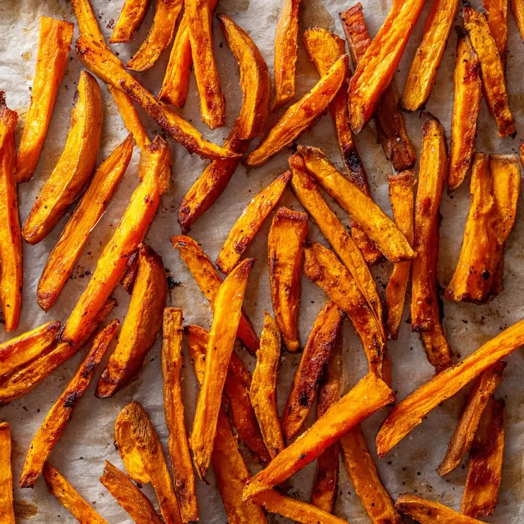 Oven Baked Sweet Potato Fries Recipe - Recipe Image