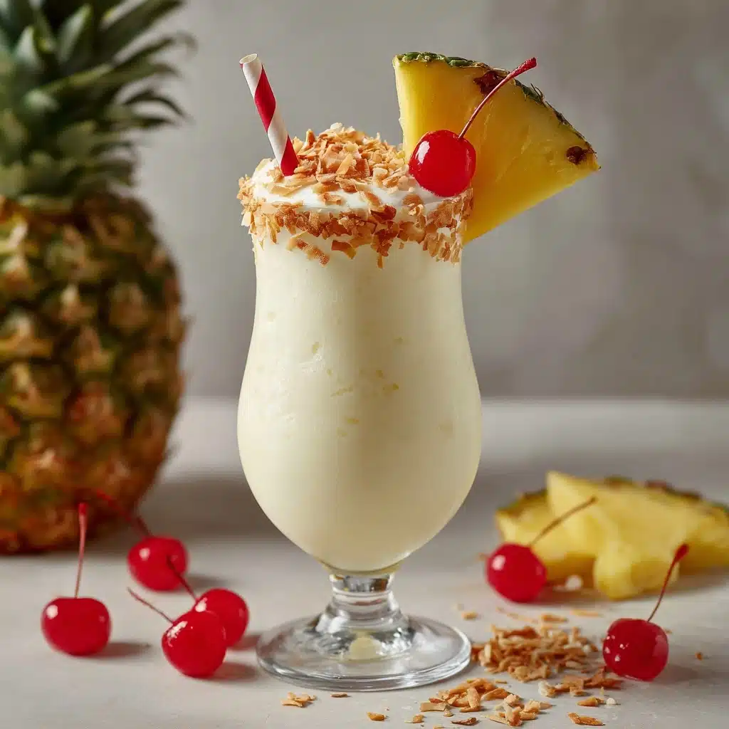 Piña Colada Milkshake Recipe - Recipe Image