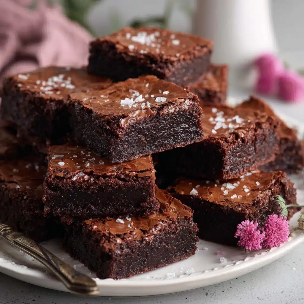 Brown Butter Crinkle Top Brownies Recipe - Recipe Image