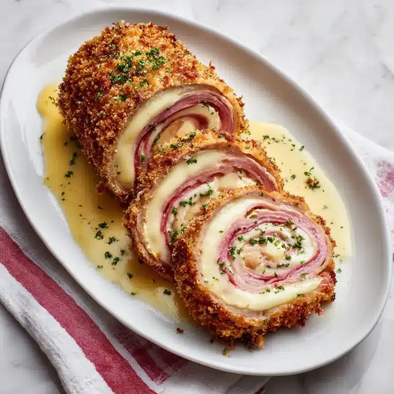 Cheesy Chicken Cordon Bleu Meatloaf Recipe