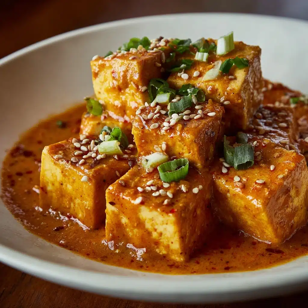 Spicy Tofu with Creamy Coconut Sauce Recipe - Recipe Image