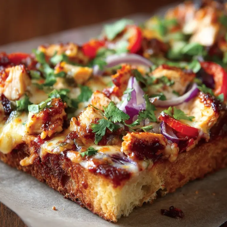 BBQ Chicken Flatbreads Recipe