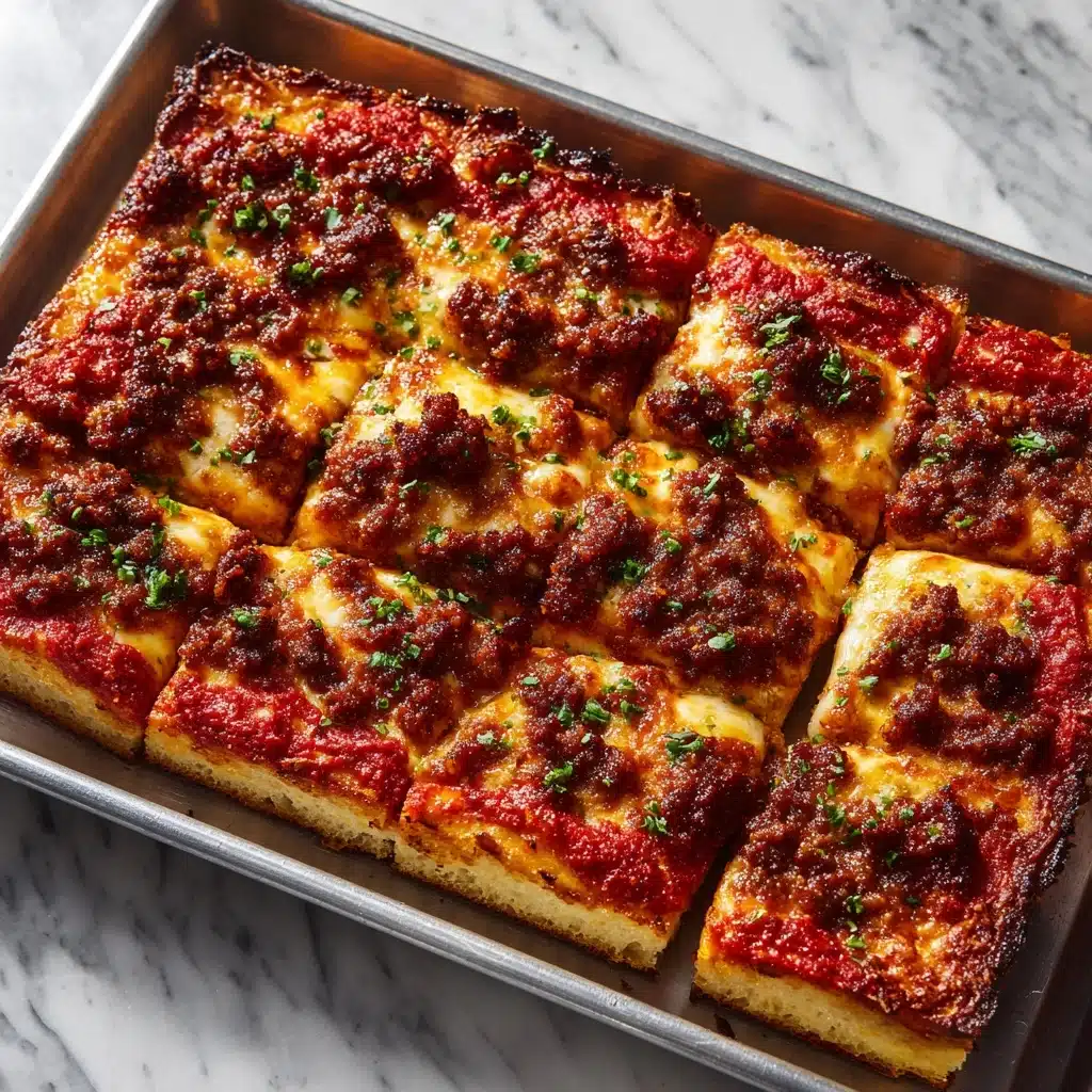 Old School Cafeteria-Style Pizza Recipe - Recipe Image