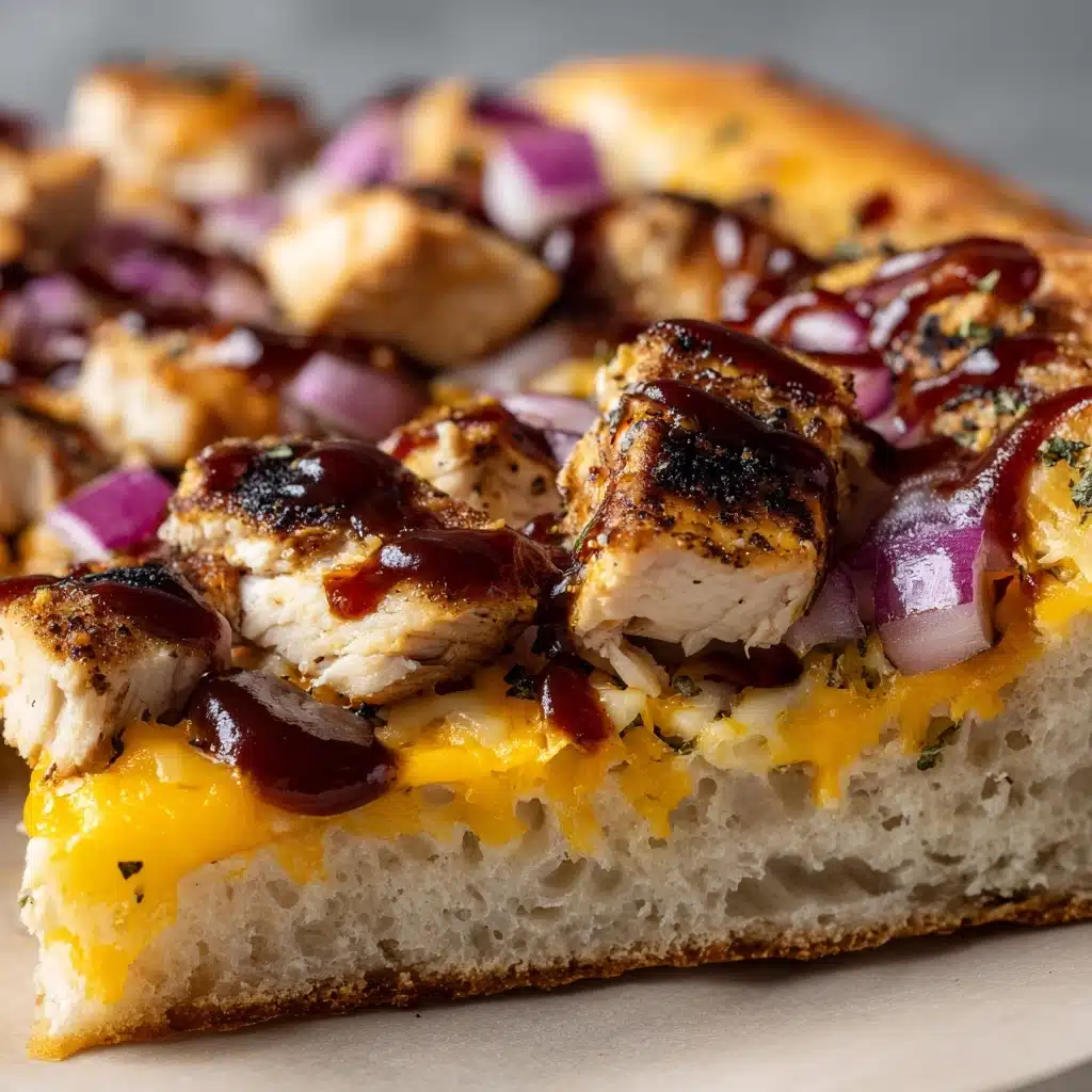 BBQ Chicken French Bread Pizza Recipe - Recipe Image