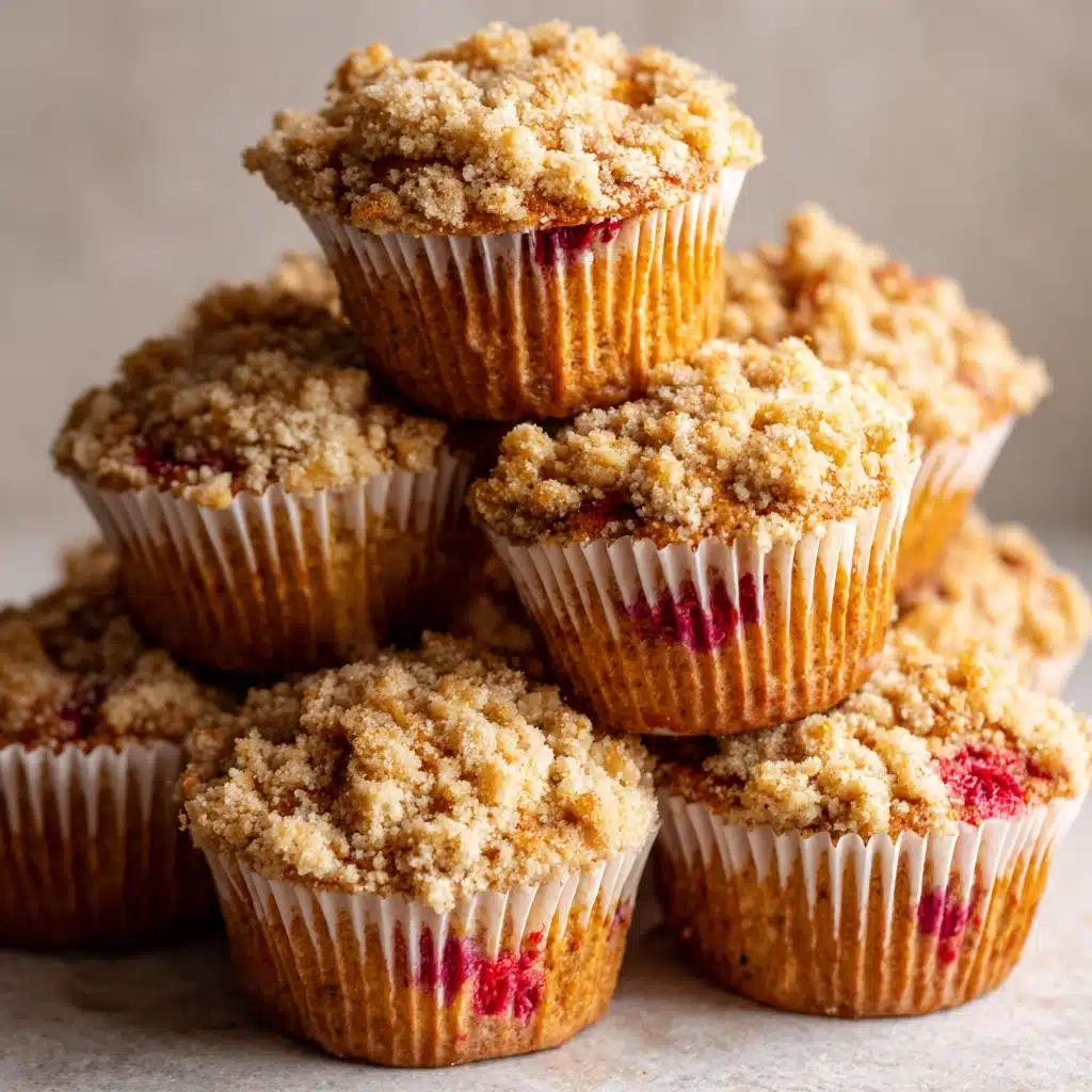 Rhubarb Streusel Muffins Recipe