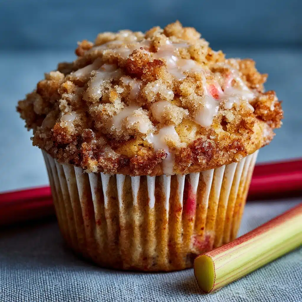 Rhubarb Streusel Muffins Recipe - Recipe Image