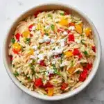 Sundried Tomato Feta Orzo Salad Recipe