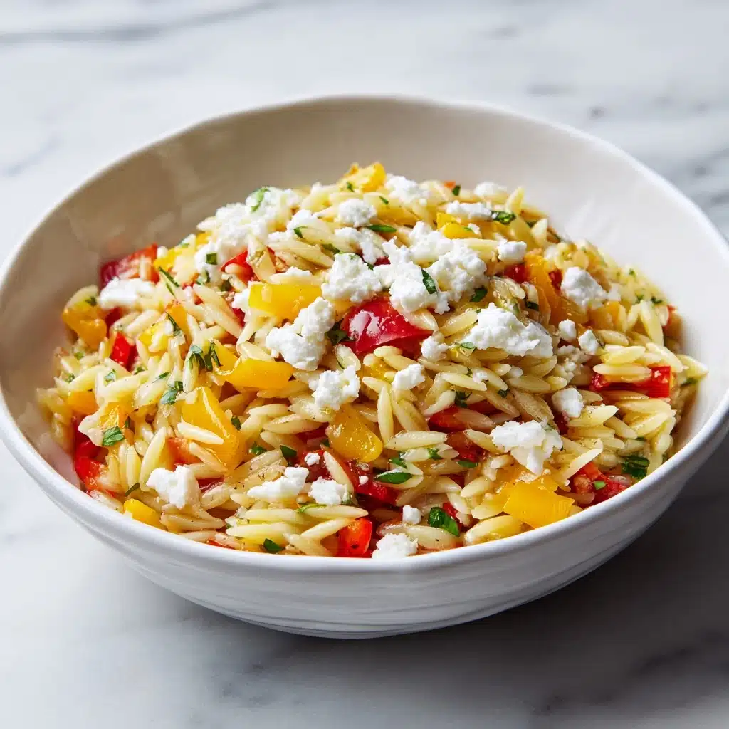 Sundried Tomato Feta Orzo Salad Recipe - Recipe Image