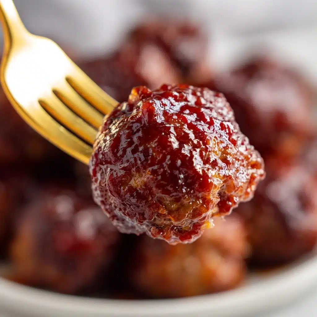 Crock Pot Cheddar BBQ Meatballs Recipe