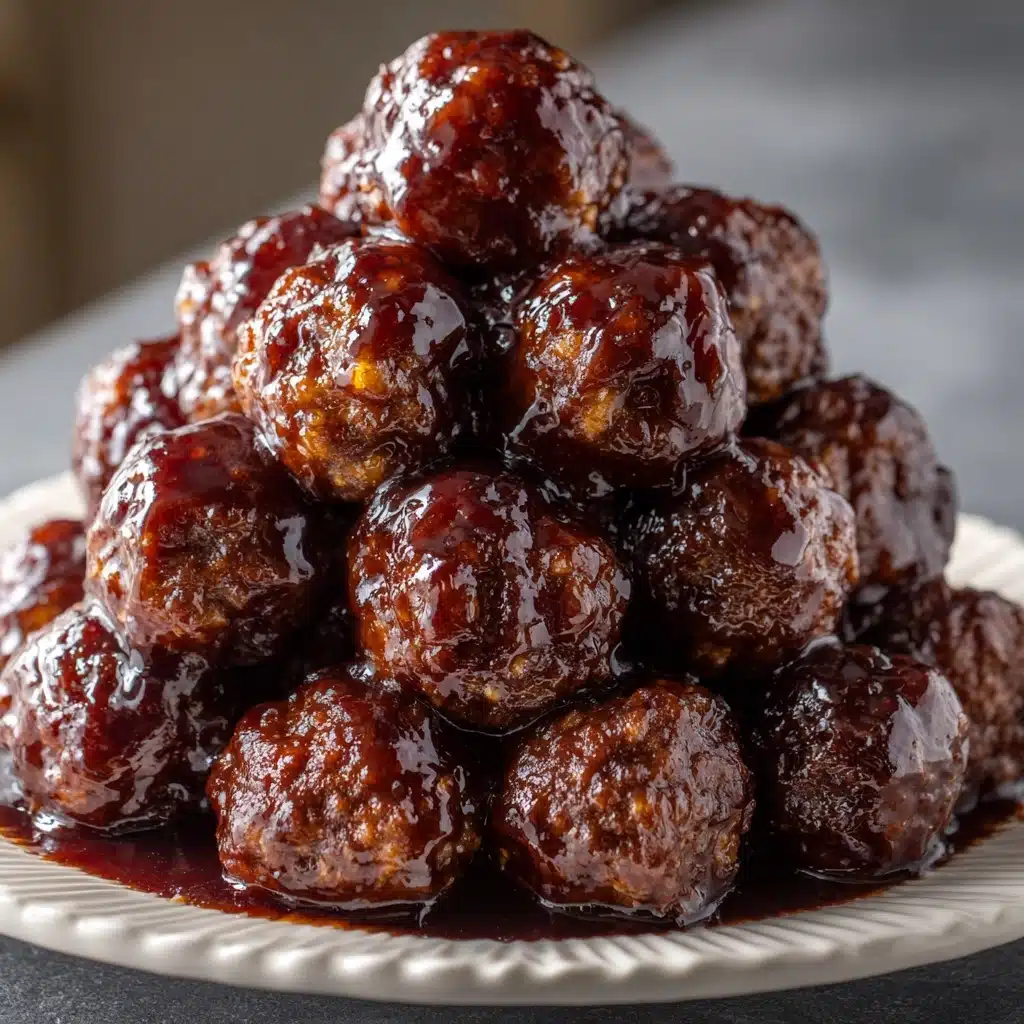 Crock Pot Cheddar BBQ Meatballs Recipe - Recipe Image