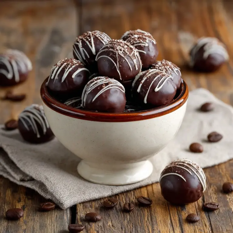 Dark Chocolate Coffee Truffles Recipe