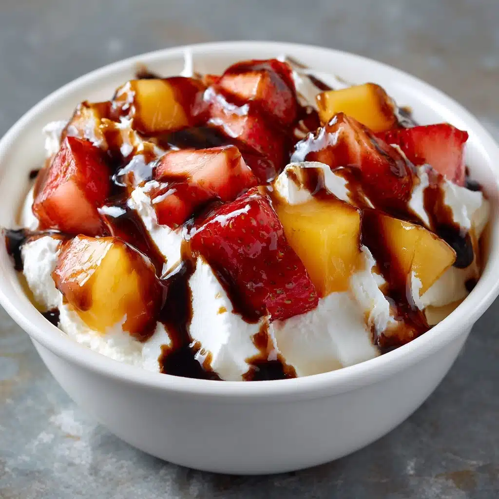 Whipped Honey Goat Cheese Dip with Balsamic Fruit Recipe