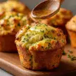 Lemon Butter Salmon Rice Muffins Recipe