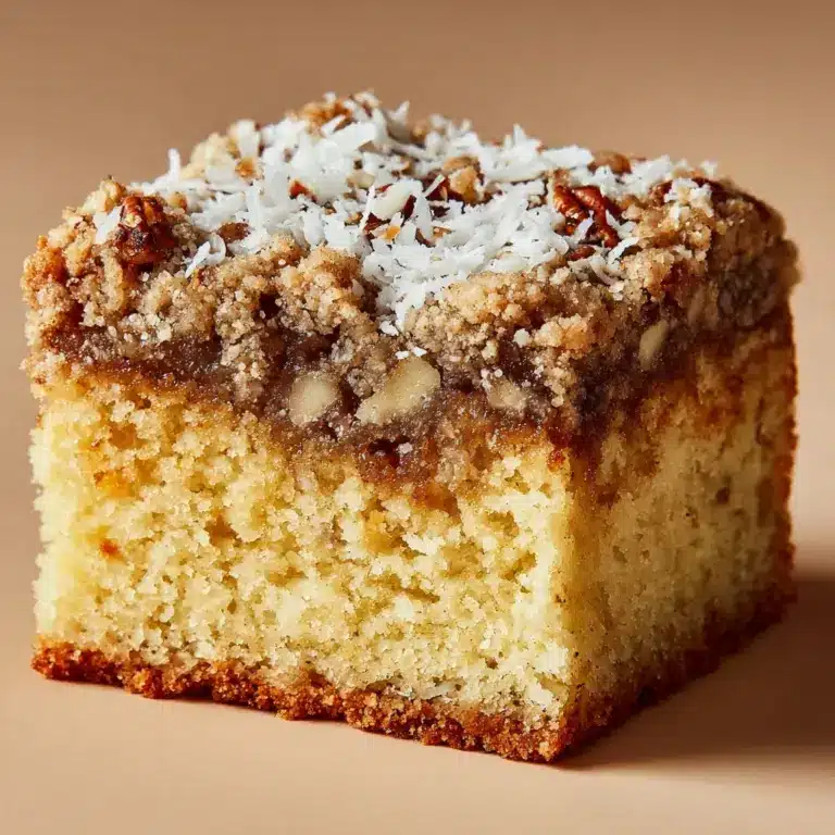 Rhubarb Streusel Coffee Cake Recipe