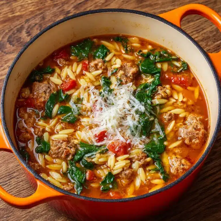 Marry Me Sausage Orzo Soup Recipe