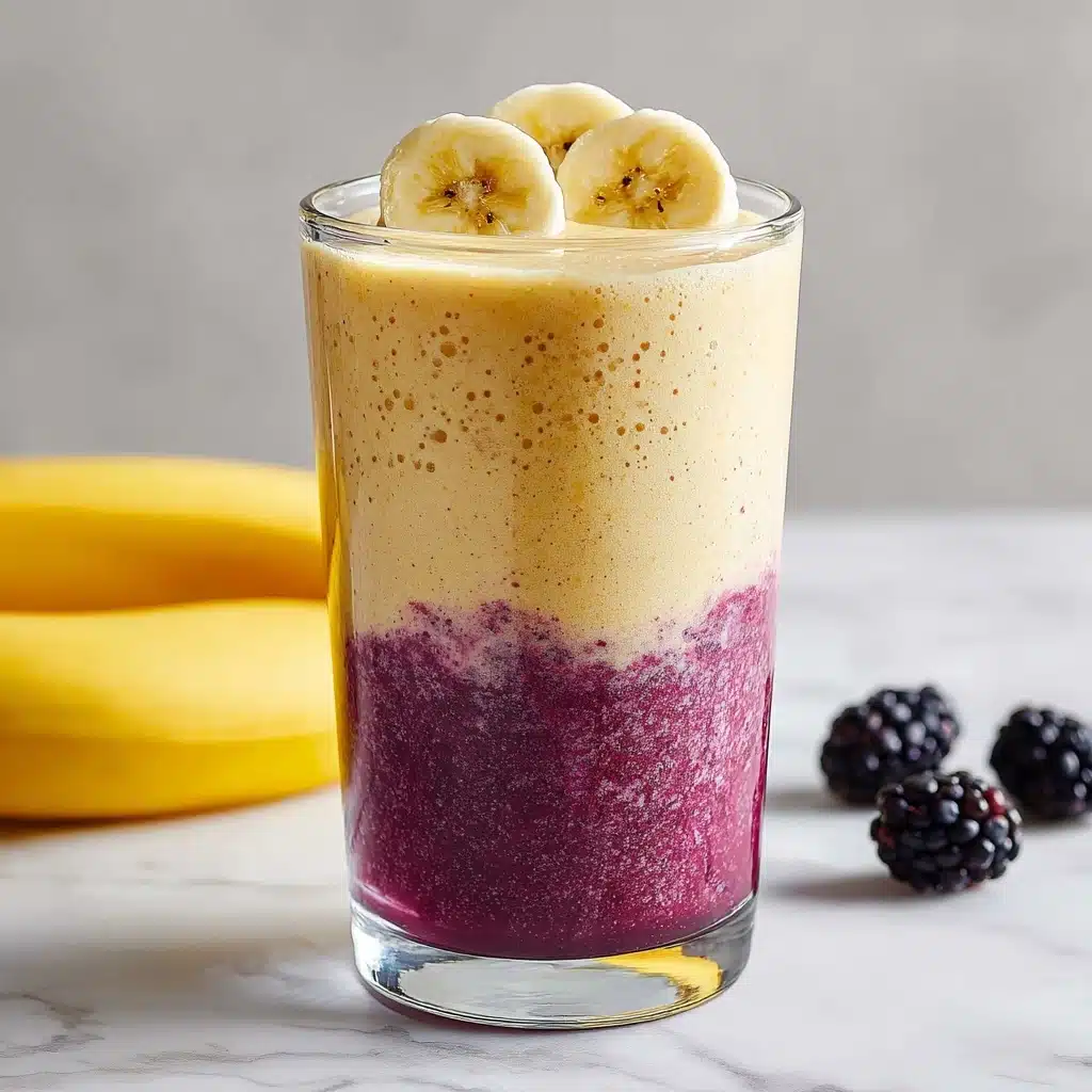 Blackberry Banana Protein Smoothie Recipe - Recipe Image
