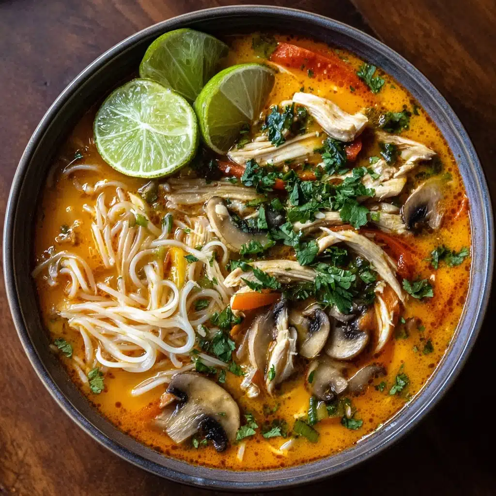 Easy Thai Chicken Curry Soup Recipe - Recipe Image
