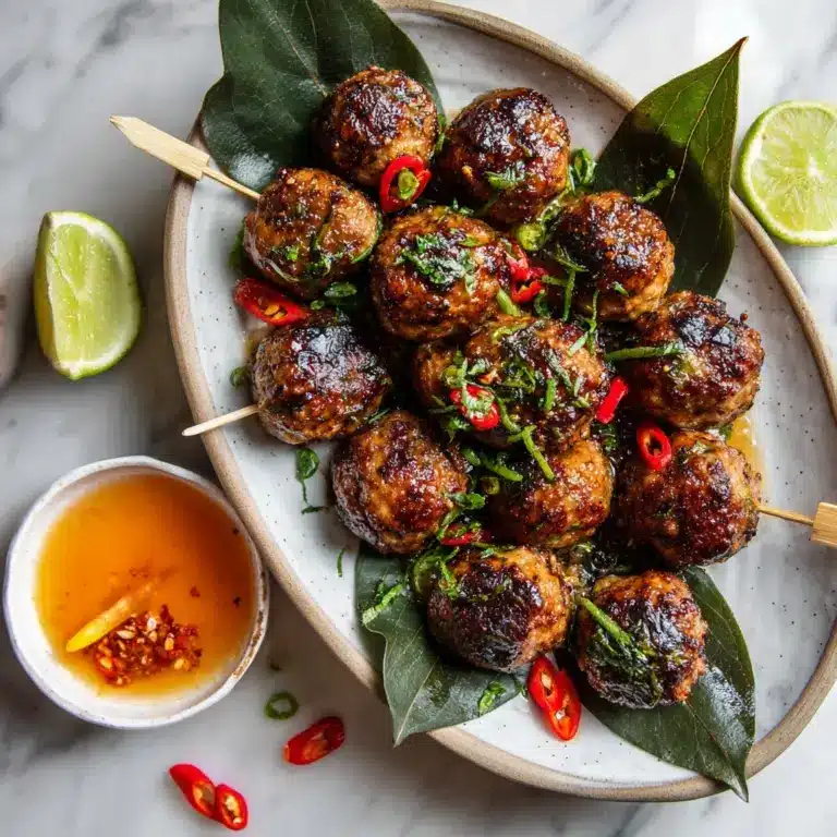 Thai Meatballs Recipe
