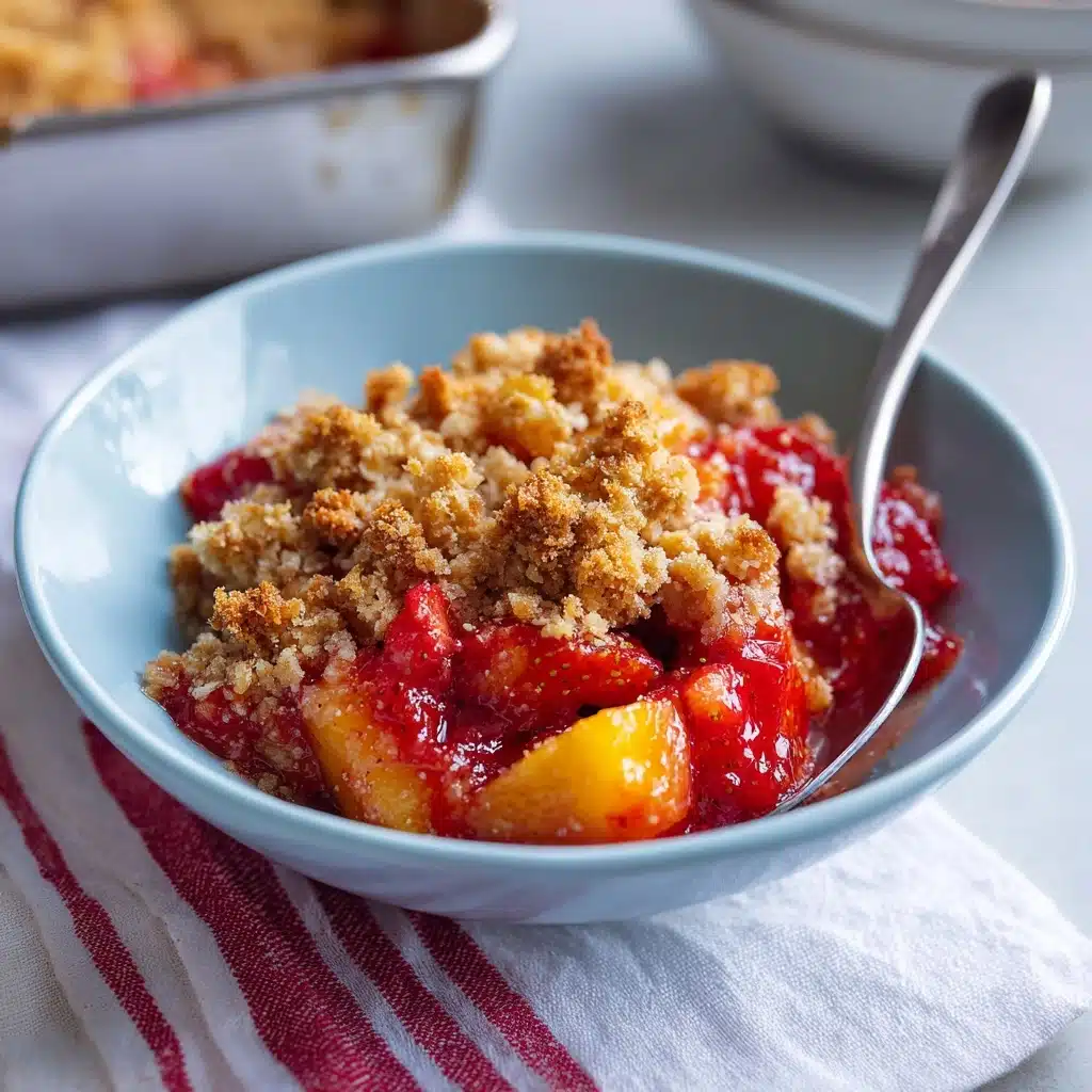 Strawberry Peach Crisp Recipe - Recipe Image