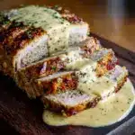 Chicken Cordon Bleu Meatloaf with Creamy Dijon Gravy Recipe