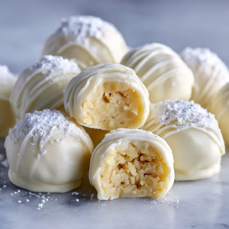 White Chocolate Lemon Truffles Recipe